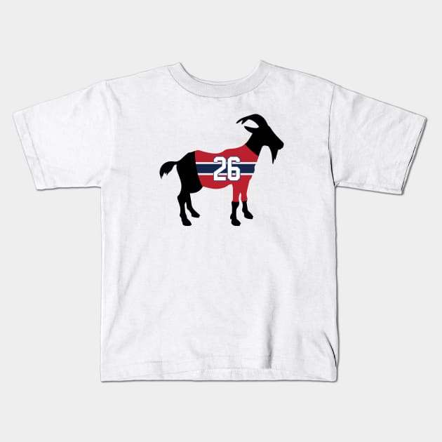 Jeff Petry GOAT Kids T-Shirt by cwijeta